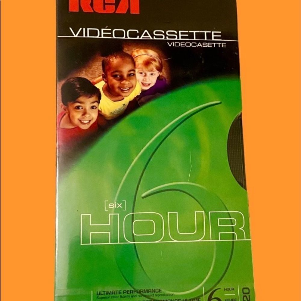 New RCA T-120  VHS Blank Video Cassette Tape 6 Hr